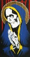 La Santa Muerte patron saint of death, criminals, drug dealers and dope smugglers